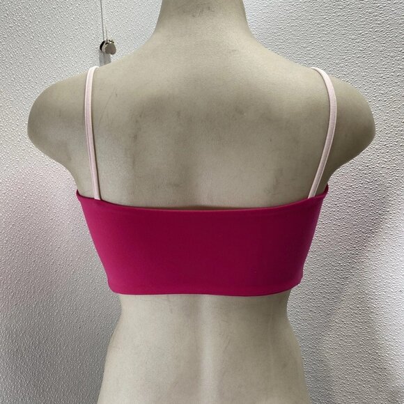 NEW LIVE THE PROCESS Women’s Orion Criss Cross Bra Dragon Fruit/Seashell Size M - Picture 6 of 10